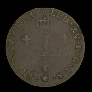 France, Louis XV, 2 sous : 1751