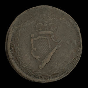 Canada, inconnu, 1/2 penny : 1815