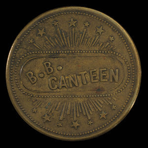 Canada, B. Battery Canteen, 5 cents : 1895
