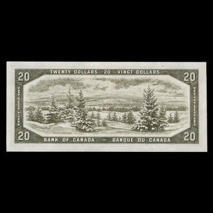 Canada, Banque du Canada, 20 dollars : 1954