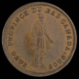 Canada, Banque de la Cité, 1 penny : 1837