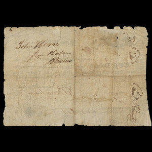 Canada, Army Bill Office, 10 dollars : 1 janvier 1815