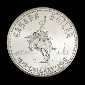 Canada, Élisabeth II, 1 dollar : 1975