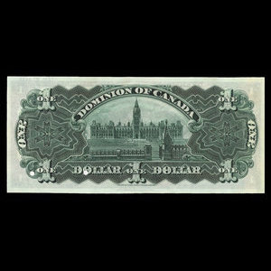 Canada, Dominion du Canada, 1 dollar : 3 janvier 1911