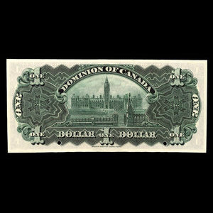 Canada, Dominion du Canada, 1 dollar : 3 janvier 1911