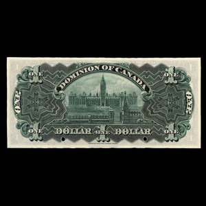 Canada, Dominion du Canada, 1 dollar : 3 janvier 1911