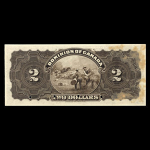 Canada, Dominion du Canada, 2 dollars : 2 juillet 1897