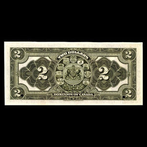 Canada, Dominion du Canada, 2 dollars : 2 janvier 1914