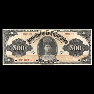 Canada, Dominion du Canada, 500 dollars : 3 janvier 1911