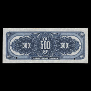 Canada, Dominion du Canada, 500 dollars : 2 janvier 1925