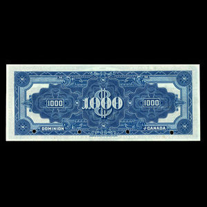 Canada, Dominion du Canada, 1,000 dollars : 3 janvier 1911