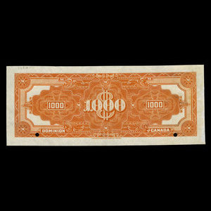 Canada, Dominion du Canada, 1,000 dollars : 2 janvier 1925
