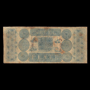 Canada, Banque de Ottawa, 5 dollars : 15 mai 1837