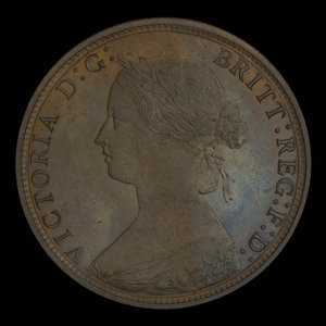 Canada, Victoria, 1 cent : 1861