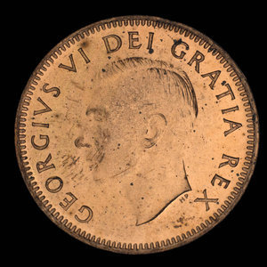 Canada, Georges VI, 1 cent : 1951