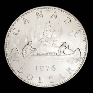 Canada, Élisabeth II, 1 dollar : 1976