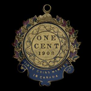 Canada, 1 cent : 1908