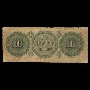Canada, Province du Canada, 10 dollars : 1 octobre 1866