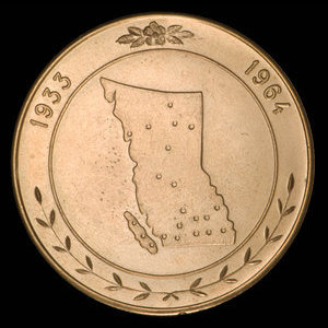 Canada, Finning Tractor & Equipment Co. Ltd., aucune dénomination : 1964