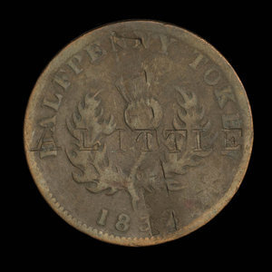 Canada, Province de la Nouvelle-Écosse, 1/2 penny : 1832