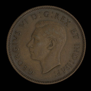 Canada, Georges VI, 25 cents : 1937