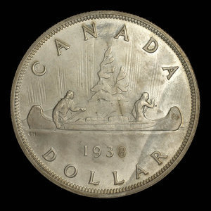 Canada, Georges VI, 1 dollar : 1938