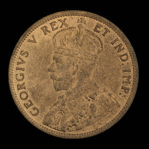 Canada, Georges V, 1 cent : 1911