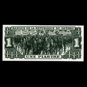 Canada, Les Chevaliers de L'Indépendance, 1 dollar : 1970
