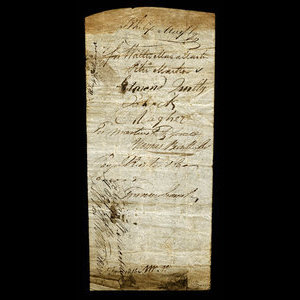 Canada, Shannan, Livingston & Cie., 8 pounds, 18 shillings : 4 novembre 1815