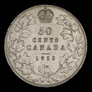 Canada, Georges V, 50 cents : 1913