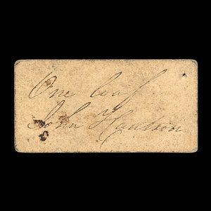 Canada, John Hantson, 1 pain : 1838