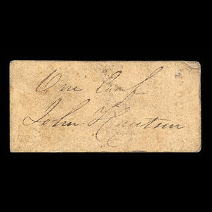 Canada, John Hantson, 1 pain : 1838