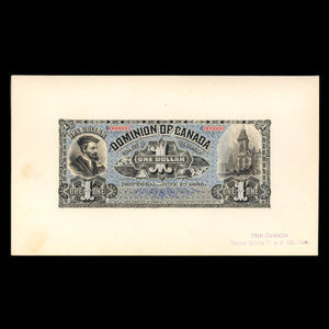 Canada, Dominion du Canada, 1 dollar : 1 juin 1886