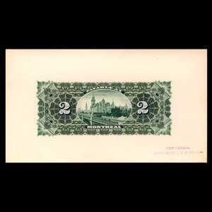Canada, Dominion du Canada, 2 dollars : 1 juin 1886