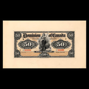Canada, Dominion du Canada, 50 dollars : 1 janvier 1903