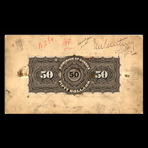 Canada, Dominion du Canada, 50 dollars : 1 janvier 1903
