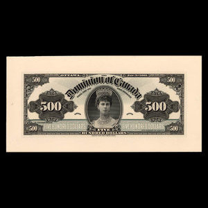 Canada, Dominion du Canada, 500 dollars : 3 janvier 1911