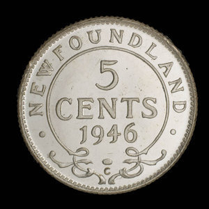 Canada, Georges VI, 5 cents : 1946
