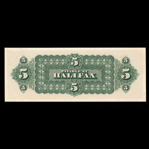Canada, Province du Canada, 5 dollars : 1867