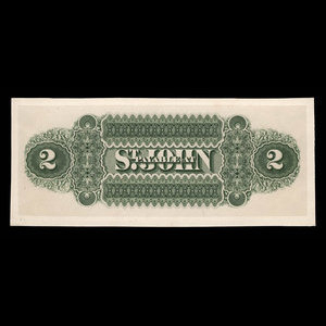 Canada, Dominion du Canada, 2 dollars : 1870