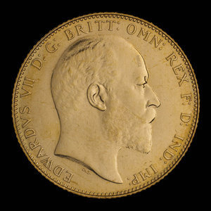 Canada, Édouard VII, 1 souverain : 1908
