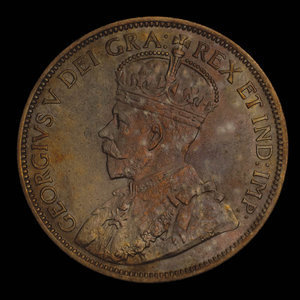 Canada, Georges V, 1 cent : 1912