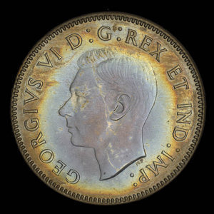 Canada, Georges VI, 5 cents : 1938