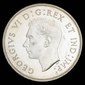 Canada, Georges VI, 50 cents : 1942