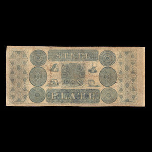 Canada, Banque de Ottawa, 5 dollars : 1838