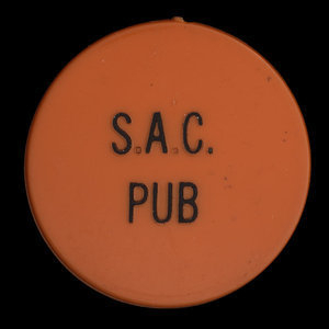 Canada, Student Activity Centre (S.A.C.) Pub, aucune dénomination : 1971