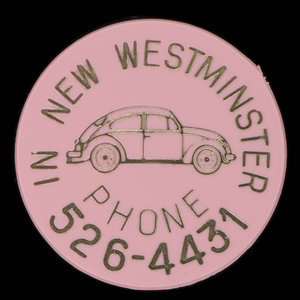 Canada, New Westminster Volkswagon Ltd., aucune dénomination : 1972