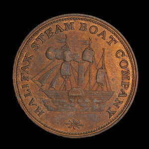 Canada, Halifax Steamboat Company, 1 tarif : 1870