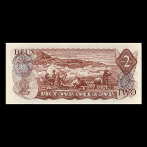 Canada, Banque du Canada, 2 dollars : 1974