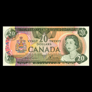 Canada, Banque du Canada, 20 dollars : 1979